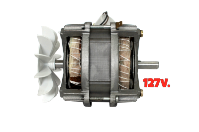 1284 MOTOR  127v.  NEW UP! (08-10 Kg.) - EIXO 1-2 CANA